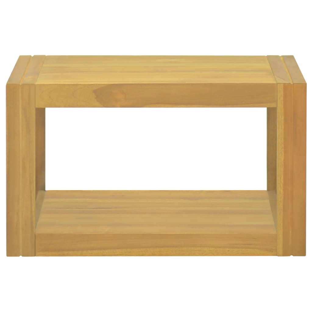 vidaXL Wand-Badschrank 60x45x35 cm Massivholz Teak