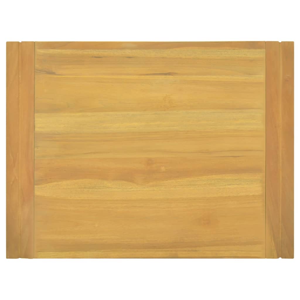 vidaXL Wand-Badschrank 60x45x35 cm Massivholz Teak