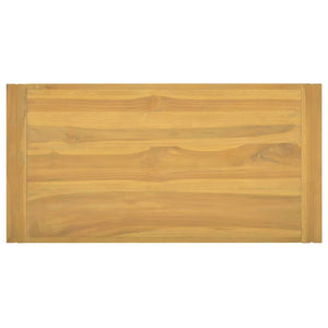 vidaXL Wand-Badregal 90x45x35 cm Massivholz Teak