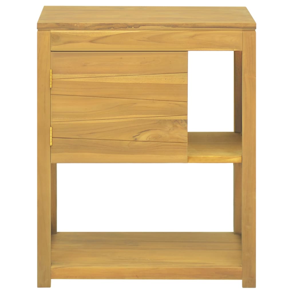 vidaXL Badschrank 60x40x75 cm Massivholz Teak