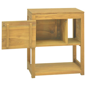 vidaXL Badschrank 60x40x75 cm Massivholz Teak