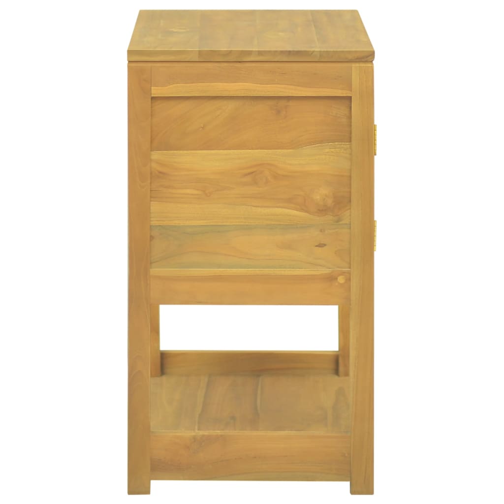 vidaXL Badschrank 60x40x75 cm Massivholz Teak