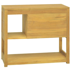 vidaXL Badschrank 85x40x75 cm Massivholz Teak