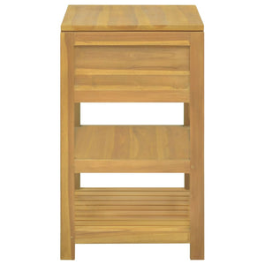 vidaXL Badschrank 60x45x75 cm Massivholz Teak