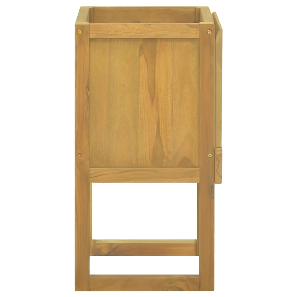 vidaXL Badschrank 45x45x75 cm Massivholz Teak