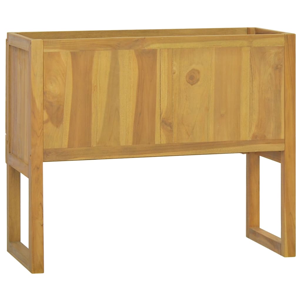 vidaXL Badschrank 90x45x75 cm Massivholz Teak