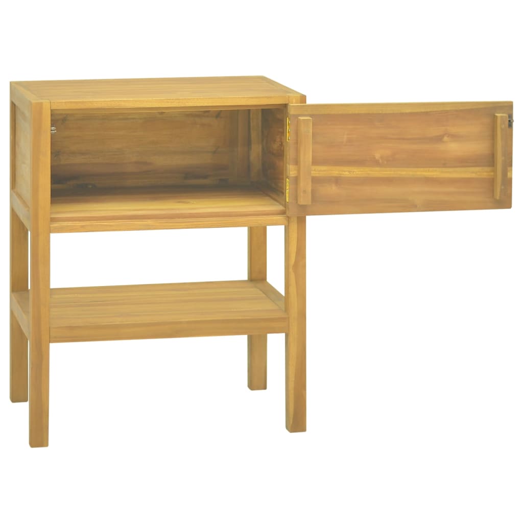 vidaXL Badschrank 60x40x75 cm Massivholz Teak