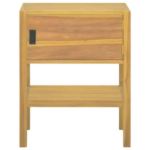 vidaXL Badschrank 60x40x75 cm Massivholz Teak