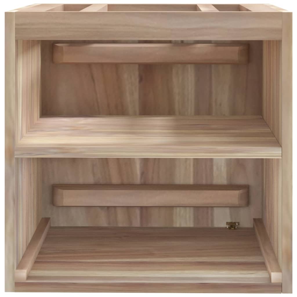 vidaXL Wand-Badschrank 41x38x40 cm Massivholz Teak