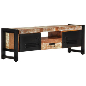 vidaXL TV-Schrank 120x30x40 cm Altholz Massiv