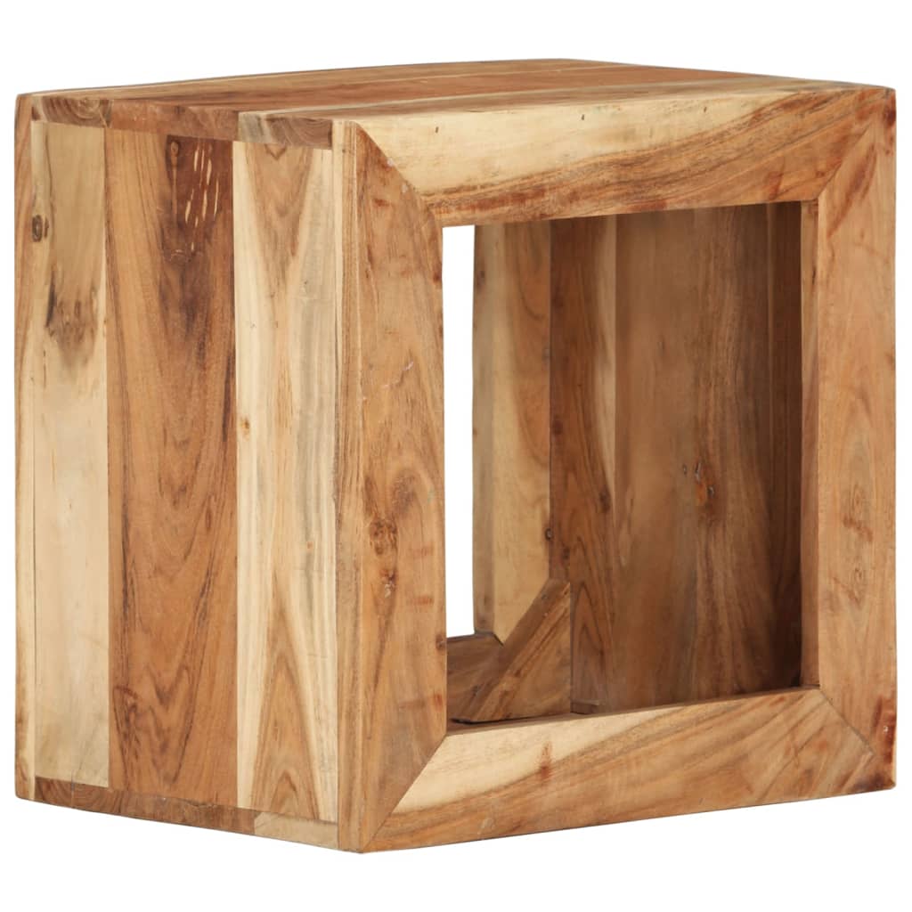 vidaXL Hocker 40x30x40 cm Massivholz Akazie