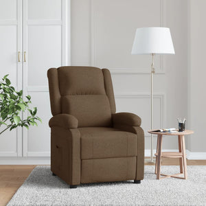 vidaXL Relaxsessel Braun Stoff