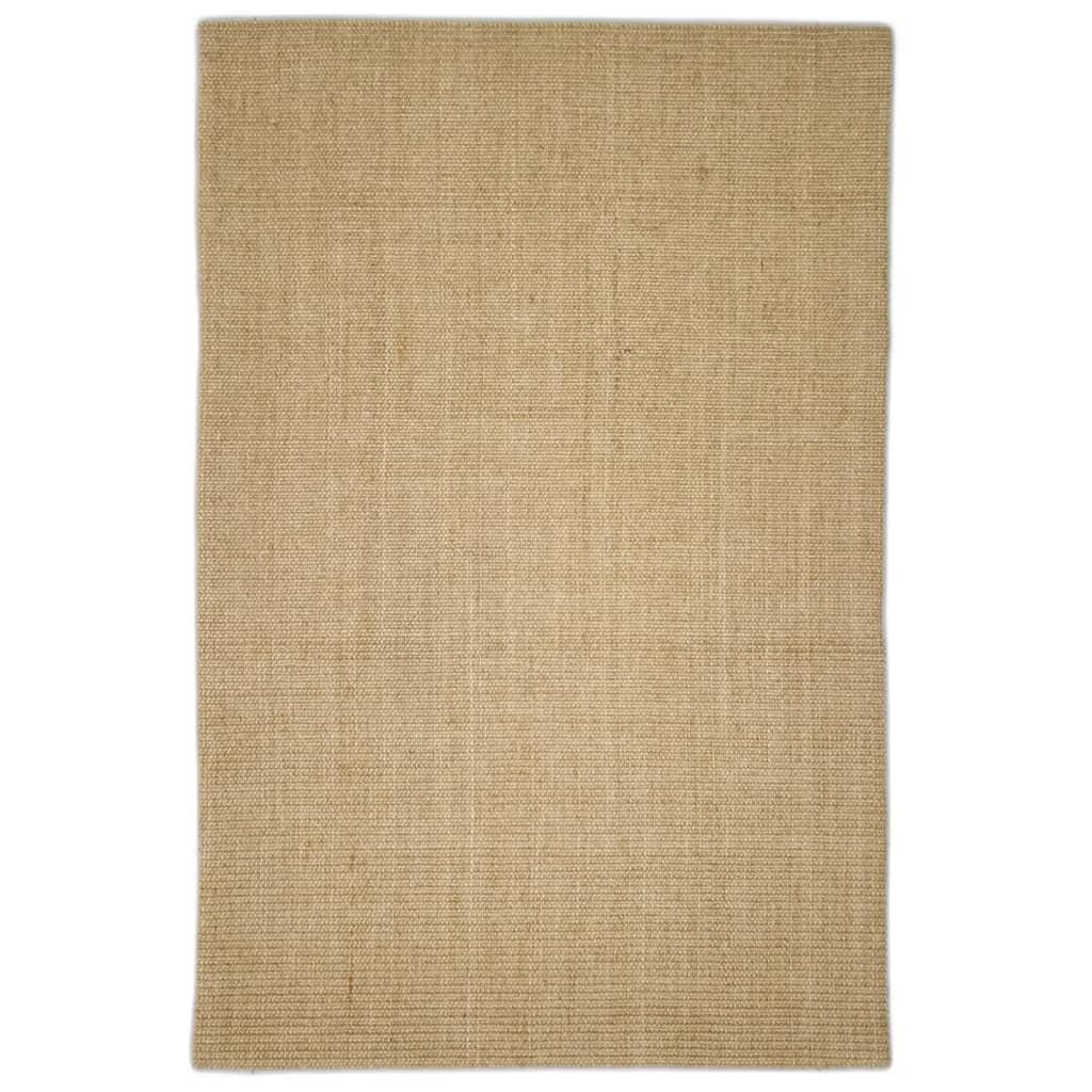 vidaXL Teppich Natur Sisal 66x100 cm