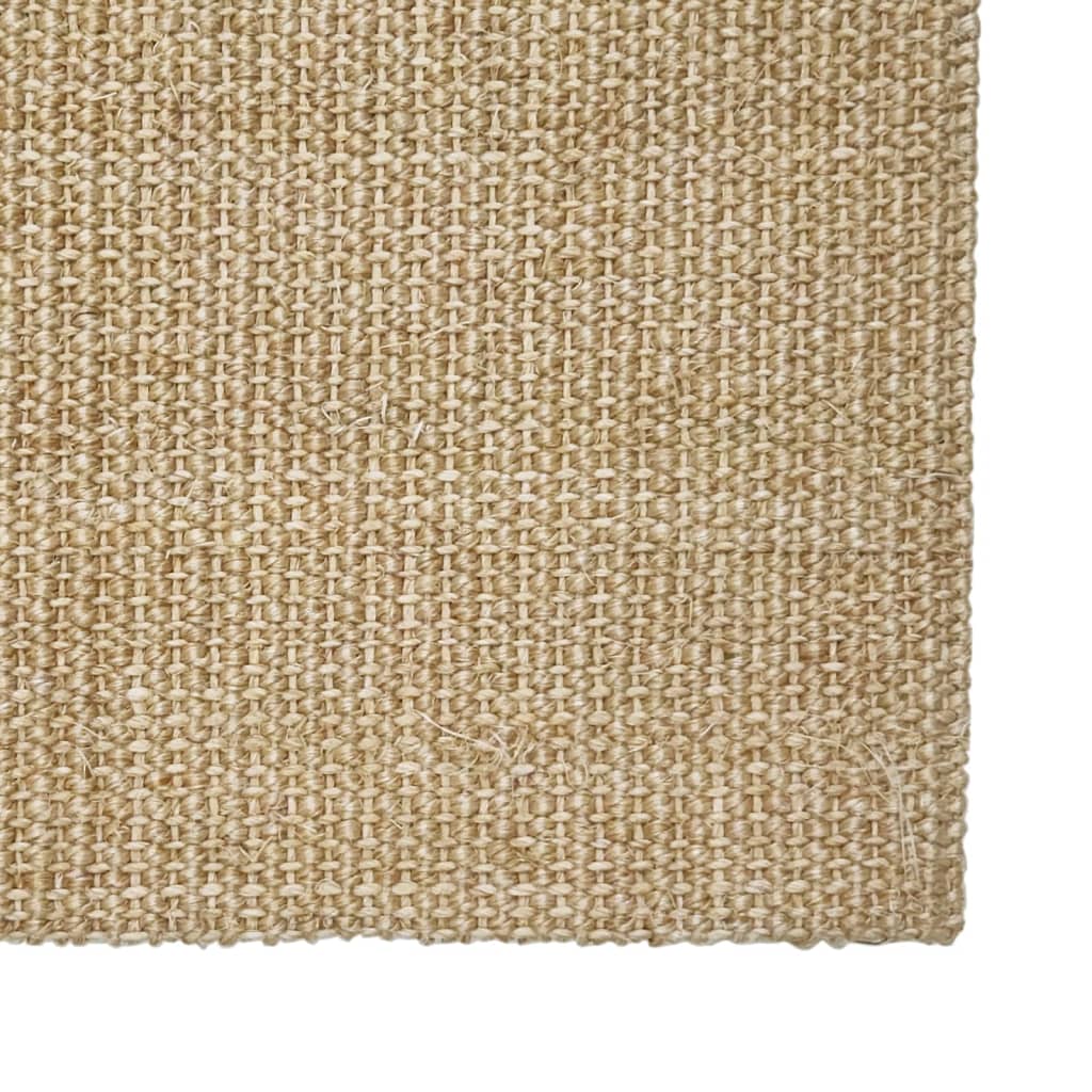 vidaXL Teppich Natur Sisal 66x100 cm