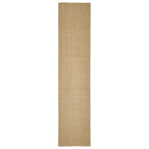 vidaXL Teppich Natur Sisal 66x300 cm