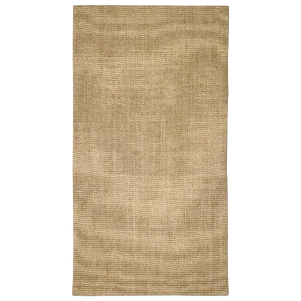 vidaXL Teppich Natur Sisal 80x150 cm