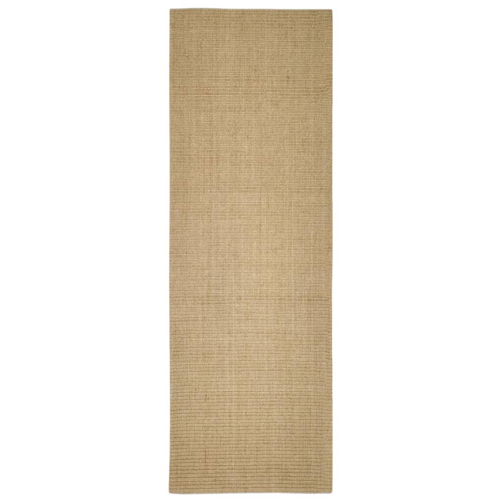 vidaXL Teppich Natur Sisal 100x300 cm