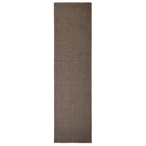 vidaXL Teppich Natur Sisal 66x250 cm Braun