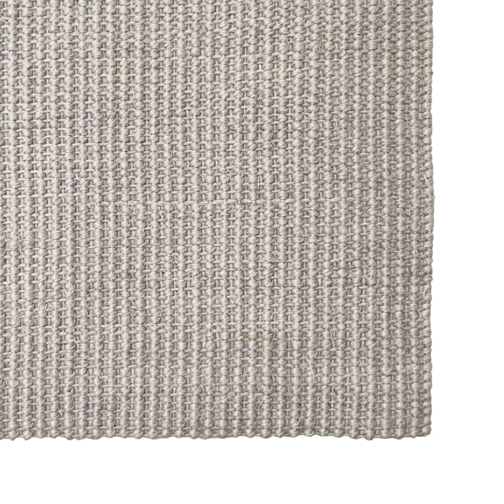 vidaXL Teppich Natur Sisal 66x300 cm Sandfarbe