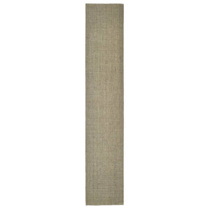 vidaXL Teppich Natur Sisal 66x350 cm Grün