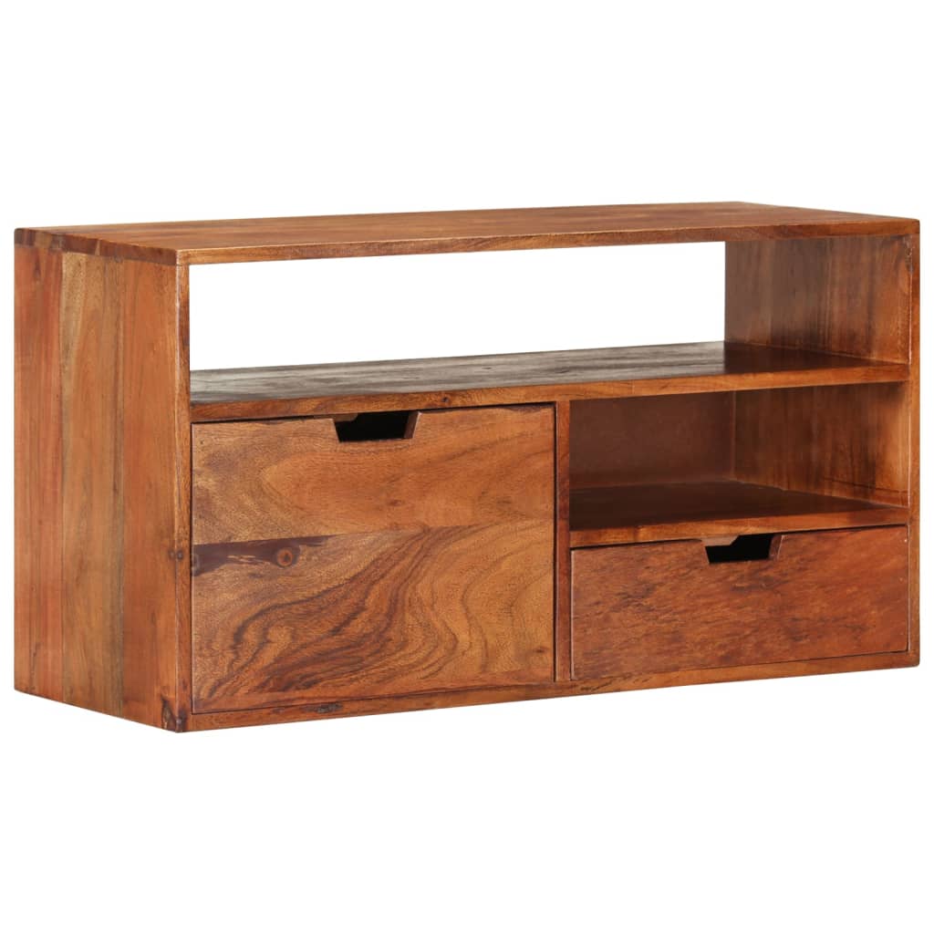 vidaXL TV-Schrank 80x30x42 cm Massivholz Akazie