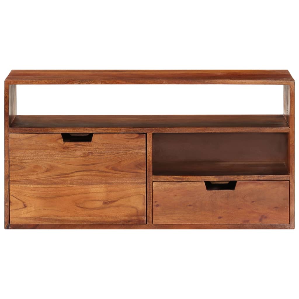 vidaXL TV-Schrank 80x30x42 cm Massivholz Akazie