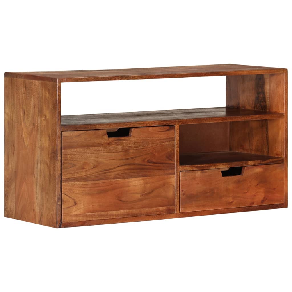 vidaXL TV-Schrank 80x30x42 cm Massivholz Akazie