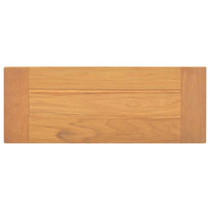 vidaXL Bank 80 cm Massivholz Teak