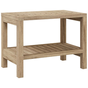 vidaXL Badezimmer-Beistelltisch 60x30x45 cm Massivholz Teak