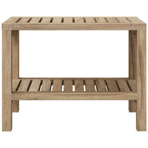 vidaXL Badezimmer-Beistelltisch 60x30x45 cm Massivholz Teak