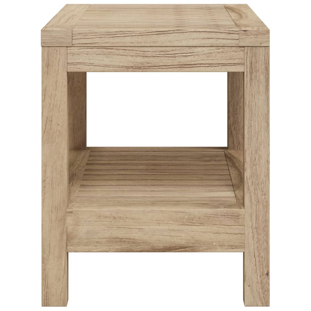 vidaXL Badezimmer-Beistelltisch 60x30x45 cm Massivholz Teak