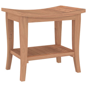 vidaXL Badezimmer-Beistelltisch 50x35x45 cm Massivholz Teak