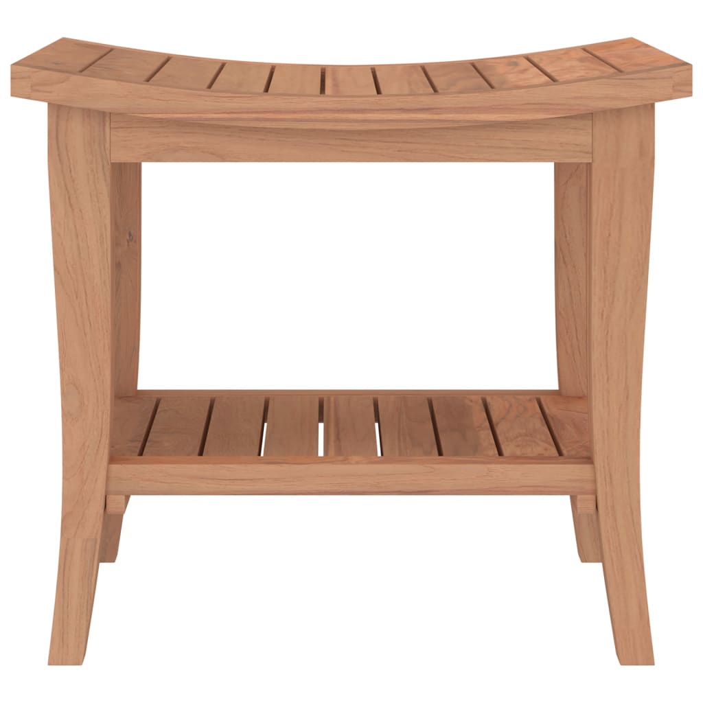 vidaXL Badezimmer-Beistelltisch 50x35x45 cm Massivholz Teak