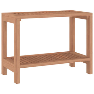 vidaXL Badezimmer-Beistelltisch 60x30x45 cm Massivholz Teak