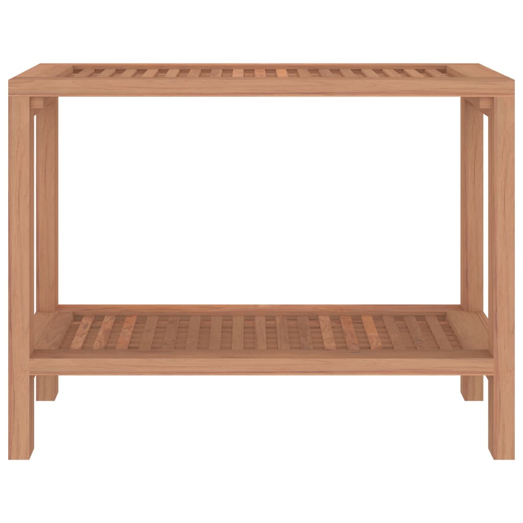 vidaXL Badezimmer-Beistelltisch 60x30x45 cm Massivholz Teak