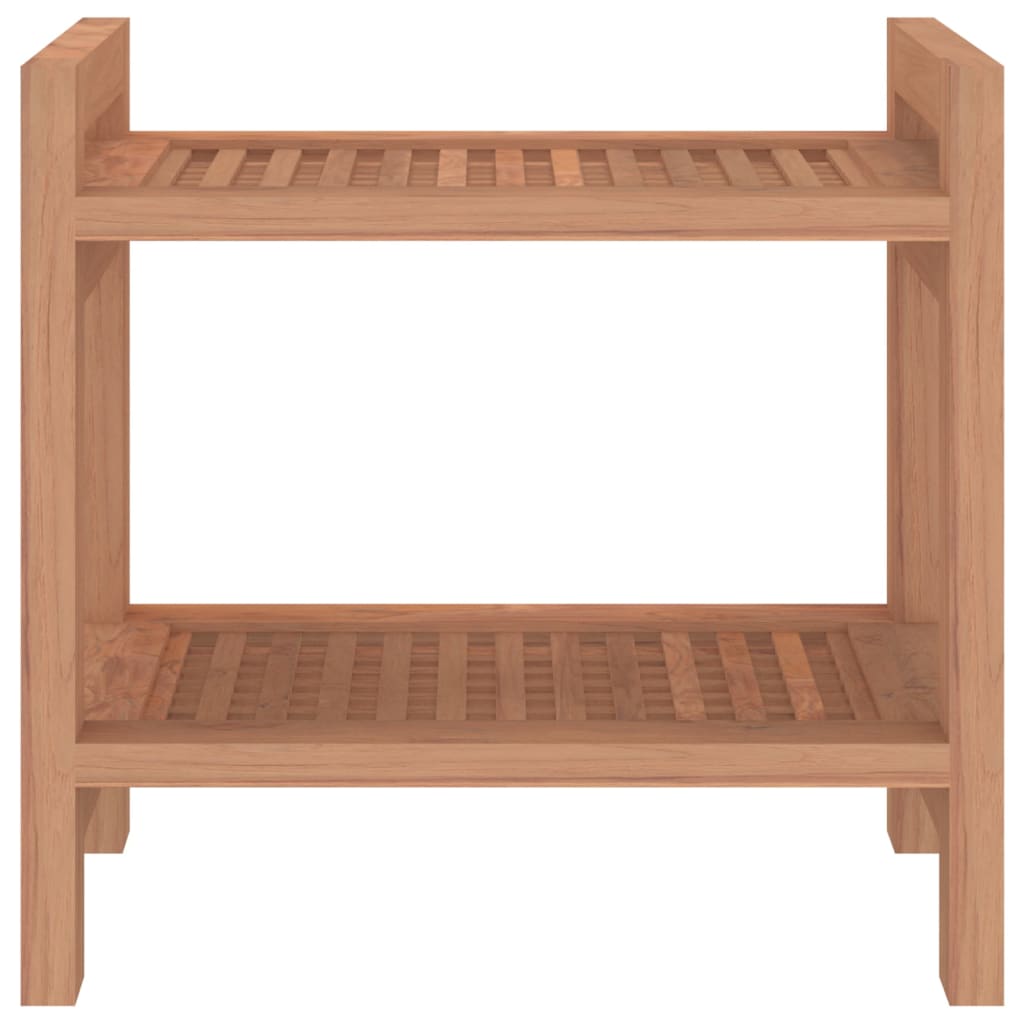 Badezimmer-Beistelltisch 45x30x45 cm Massivholz Teak Stilecasa