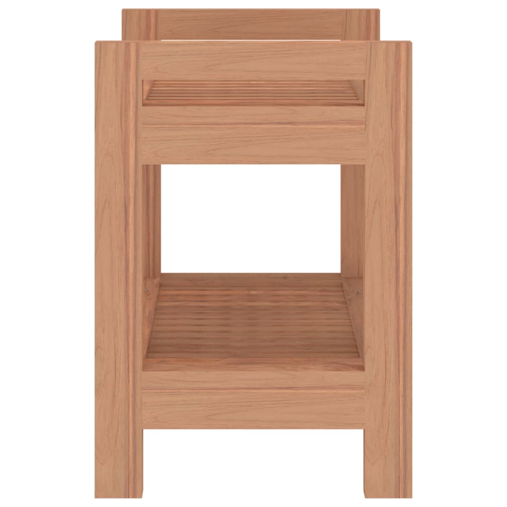 Badezimmer-Beistelltisch 45x30x45 cm Massivholz Teak Stilecasa