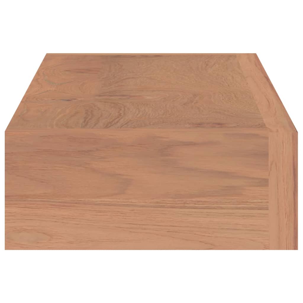 vidaXL Wandregale 2 Stk. 60x15x4 cm Massivholz Teak