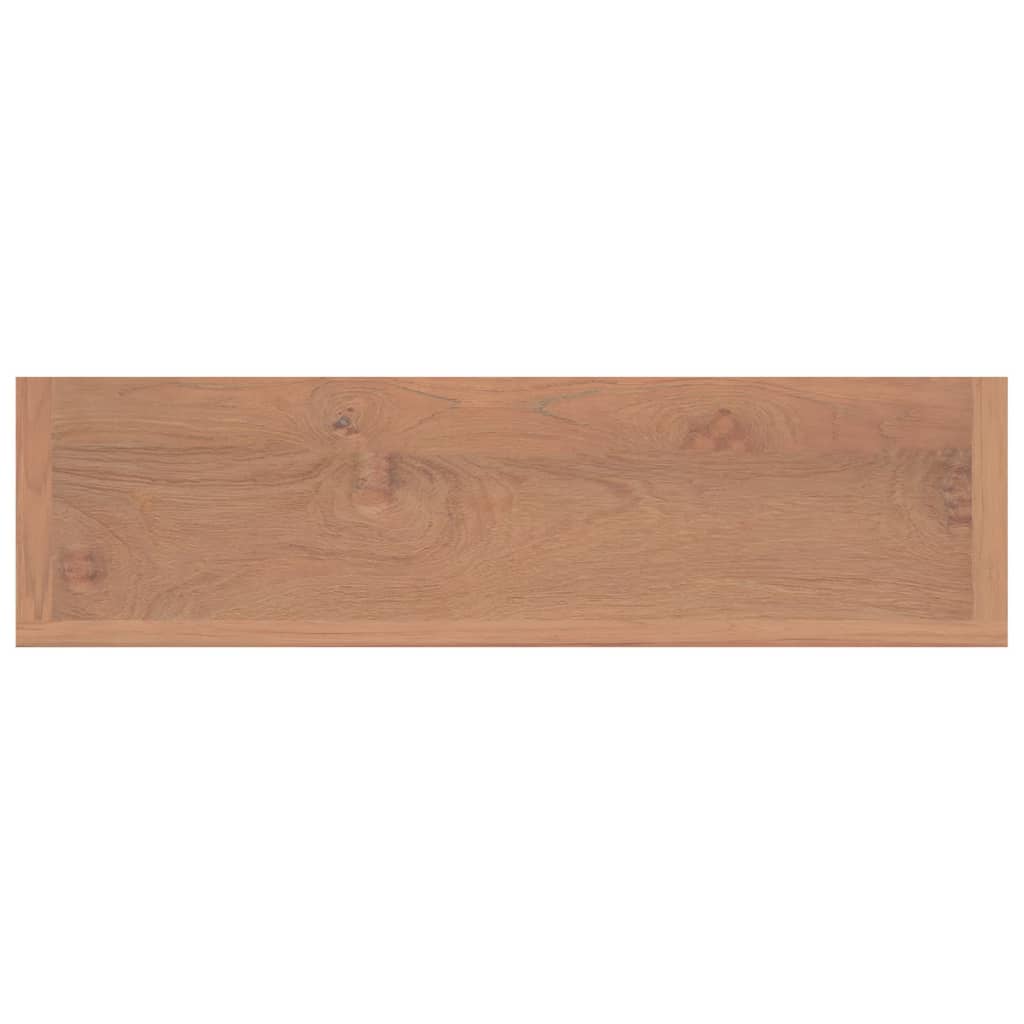 vidaXL Wandregale 2 Stk. 60x15x4 cm Massivholz Teak