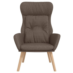 vidaXL Relaxsessel Taupe Stoff