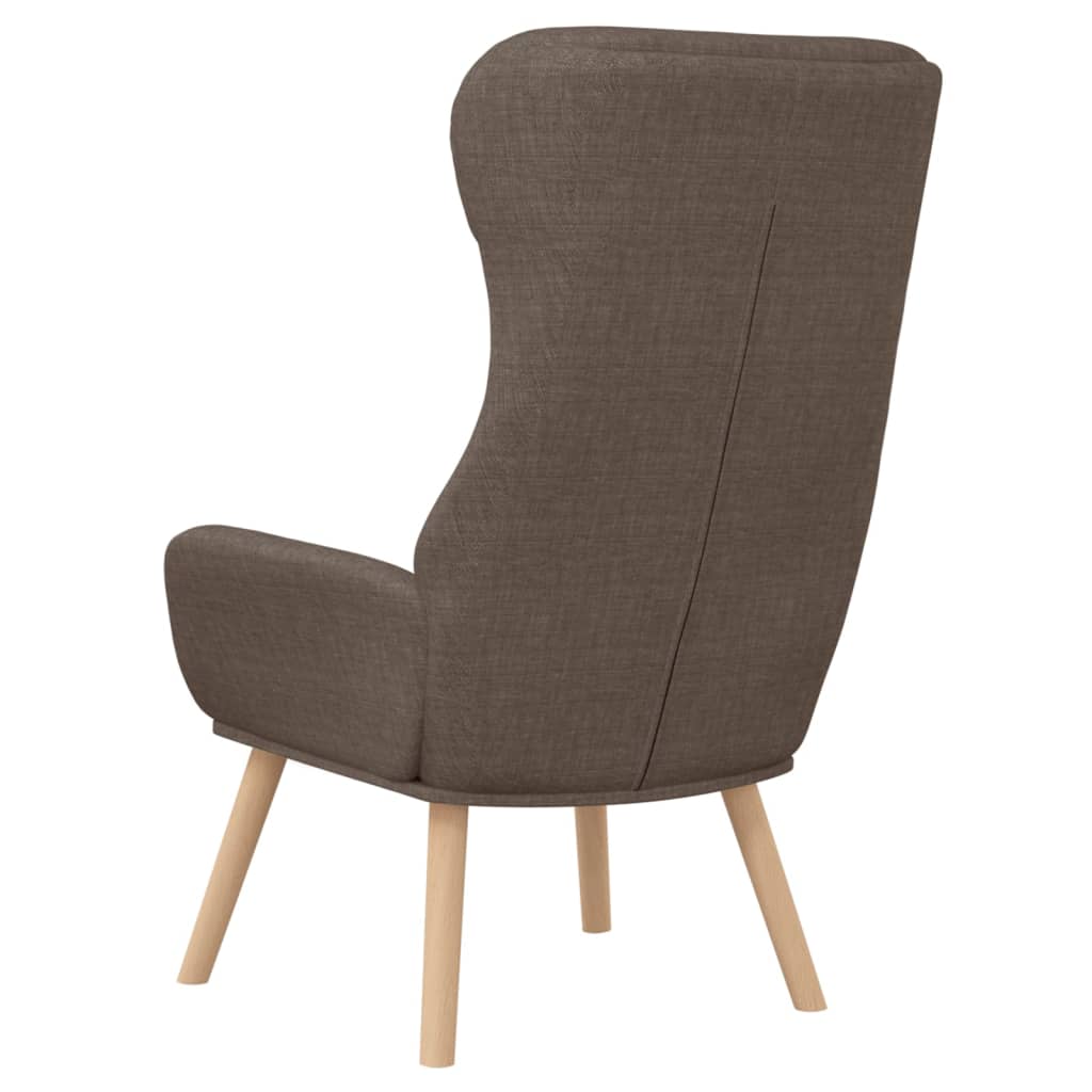 vidaXL Relaxsessel Taupe Stoff