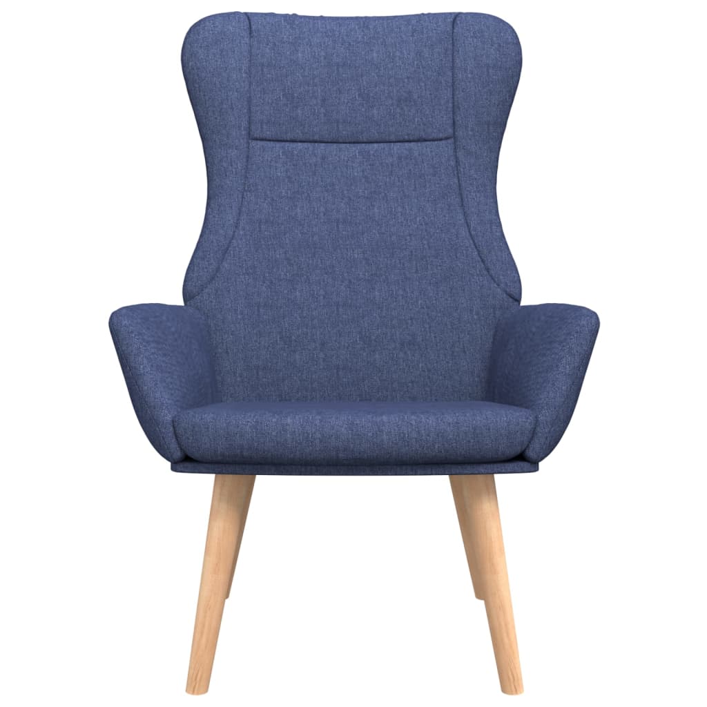 vidaXL Relaxsessel Blau Stoff