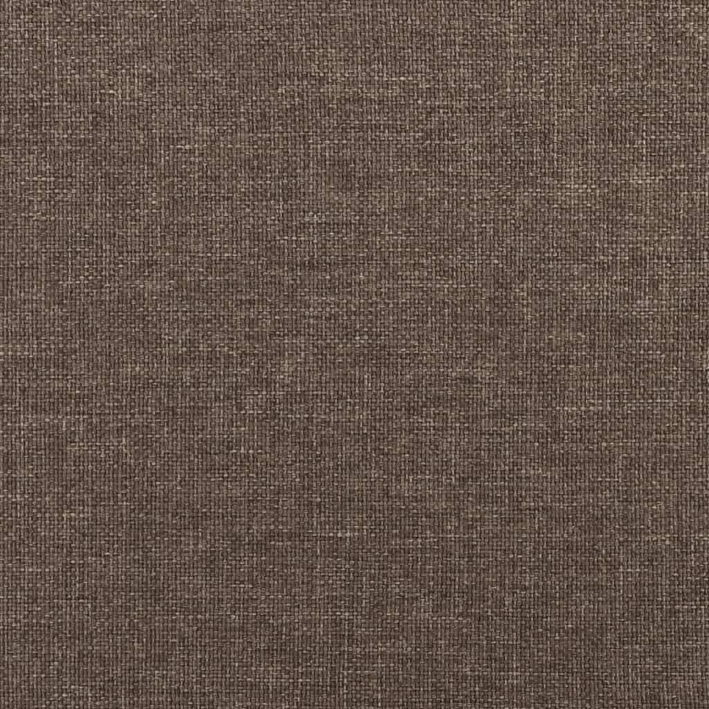 vidaXL Fußhocker Taupe 60x60x36 cm Stoff