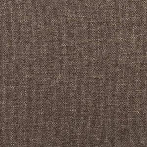 vidaXL Fußhocker Taupe 60x60x36 cm Stoff