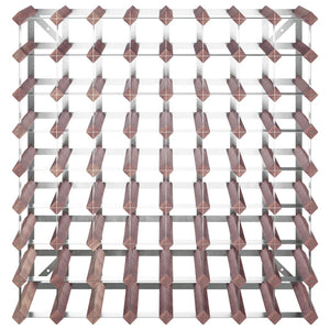 vidaXL Weinregal für 72 Flaschen Braun Massivholz Kiefer