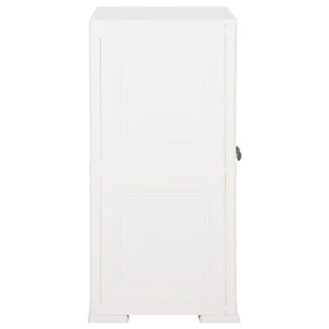 vidaXL Kunststoffschrank 79x43x85,5 cm Holzdesign Angora-Weiß