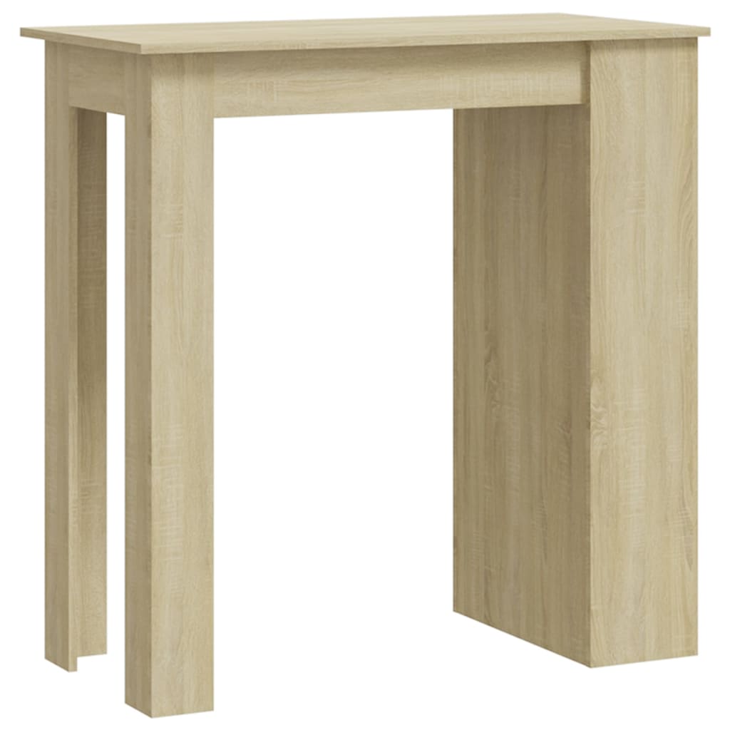 Bartisch mit Regal Sonoma-Eiche 102x50x103,5 cm Holzwerkstoff