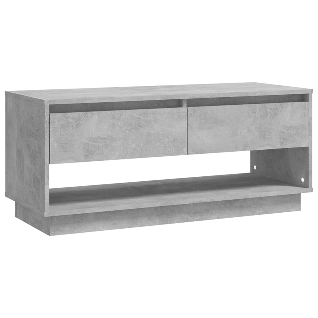 vidaXL TV-Schrank Betongrau 102x41x44 cm Holzwerkstoff