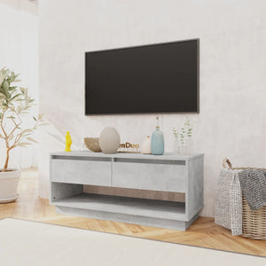 vidaXL TV-Schrank Betongrau 102x41x44 cm Holzwerkstoff