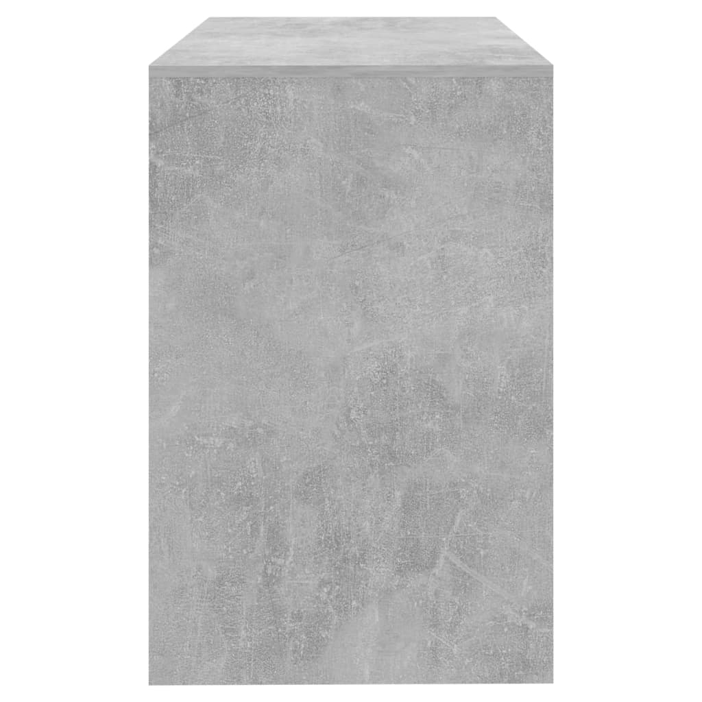 vidaXL Schreibtisch Betongrau 101x50x76,5 cm Holzwerkstoff